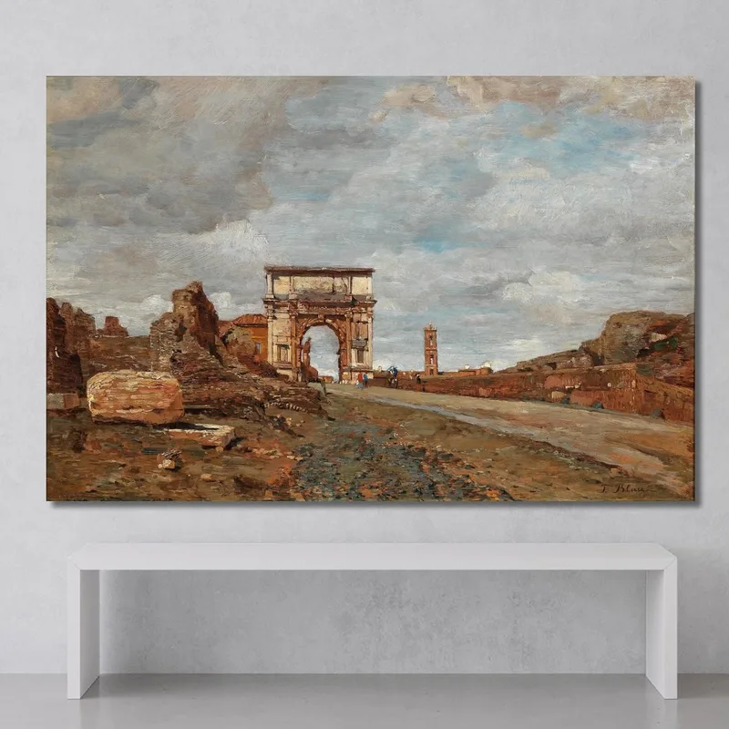 Arch Of Titus Vespasian Tina Blau