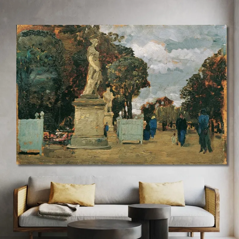 From The Tuileries – Gray Day Tina Blau