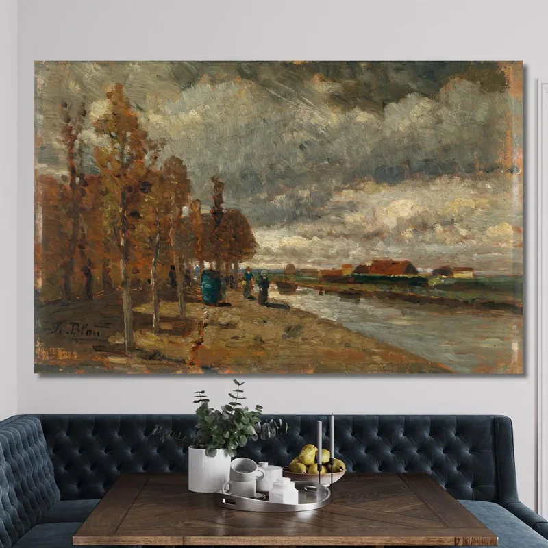 Canal In Holland Tina Blau