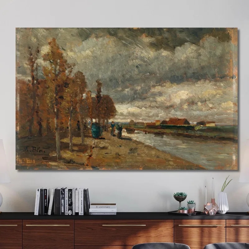 Canal In Holland Tina Blau