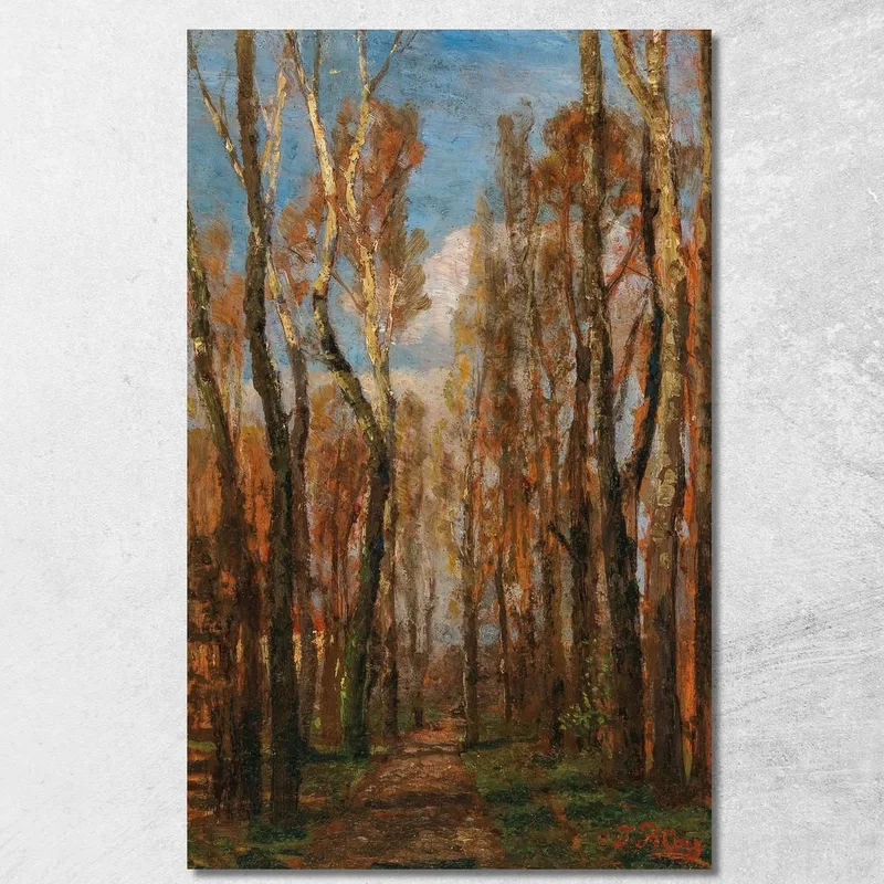 Paesaggio Del Prater 2 Tina Blau quadro stampa su tela