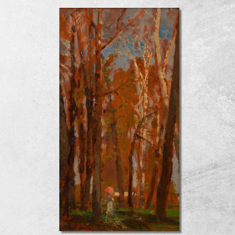 Alberi Del Prater Tina Blau quadro stampa su tela