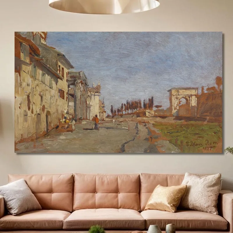 Capriccio Romano Con Arco Di Tito Tina Blau