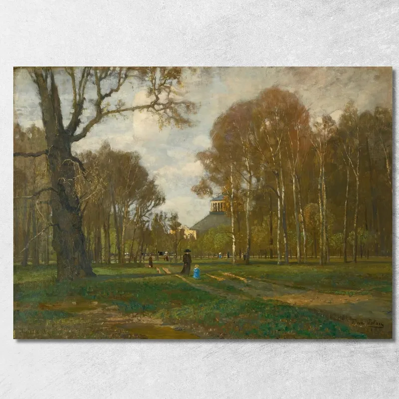 Il Prater E La Rotonda Di Vienna Tina Blau quadro stampa su tela