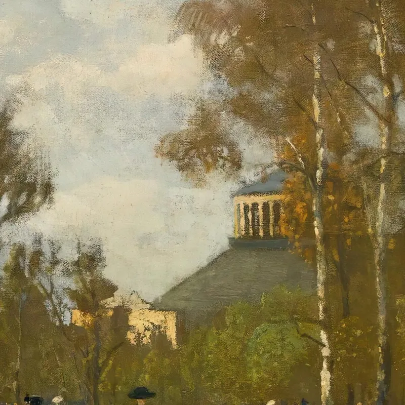 Il Prater E La Rotonda Di Vienna Tina Blau