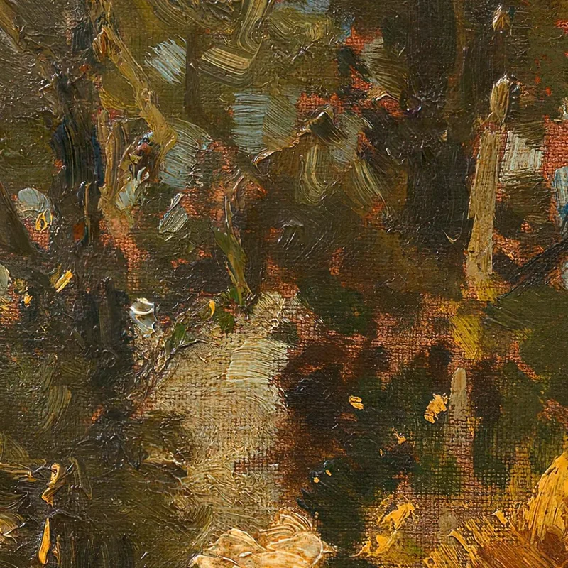 Prato Nel Bosco In Autunno Tina Blau