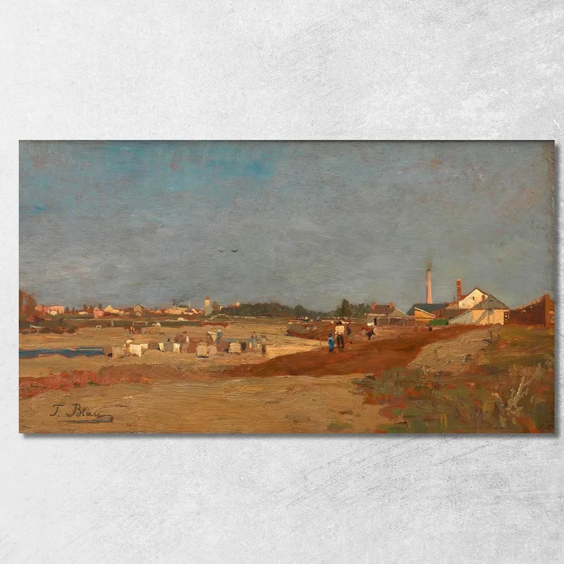 Lavanderia Sulla Wien Presso San Vito Tina Blau quadro stampa su tela