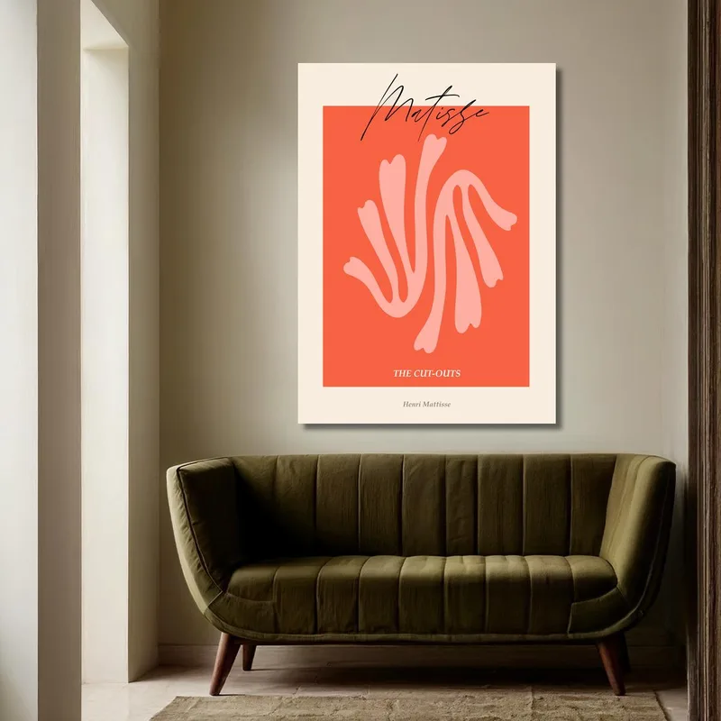 Découpages de Matisse tableau sur toile
