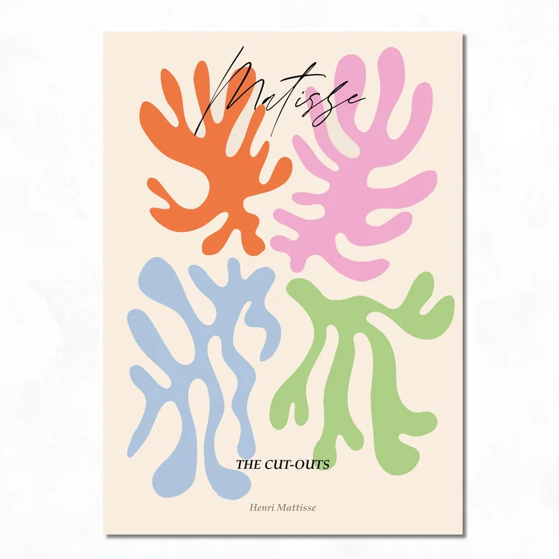 Canvas wall art matisse the cut-outs