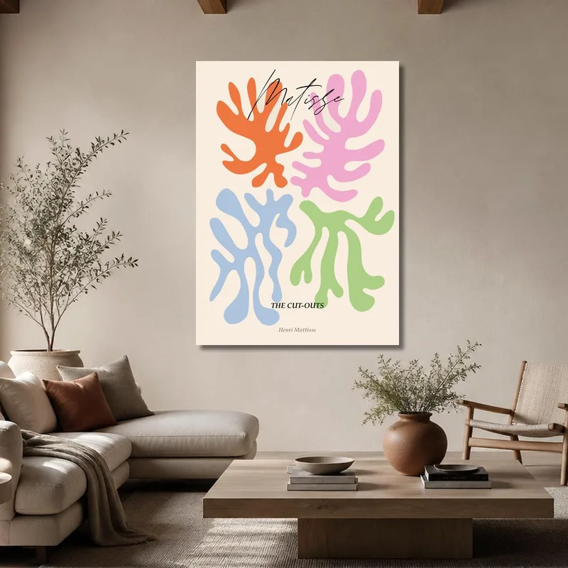 Canvas wall art matisse the cut-outs