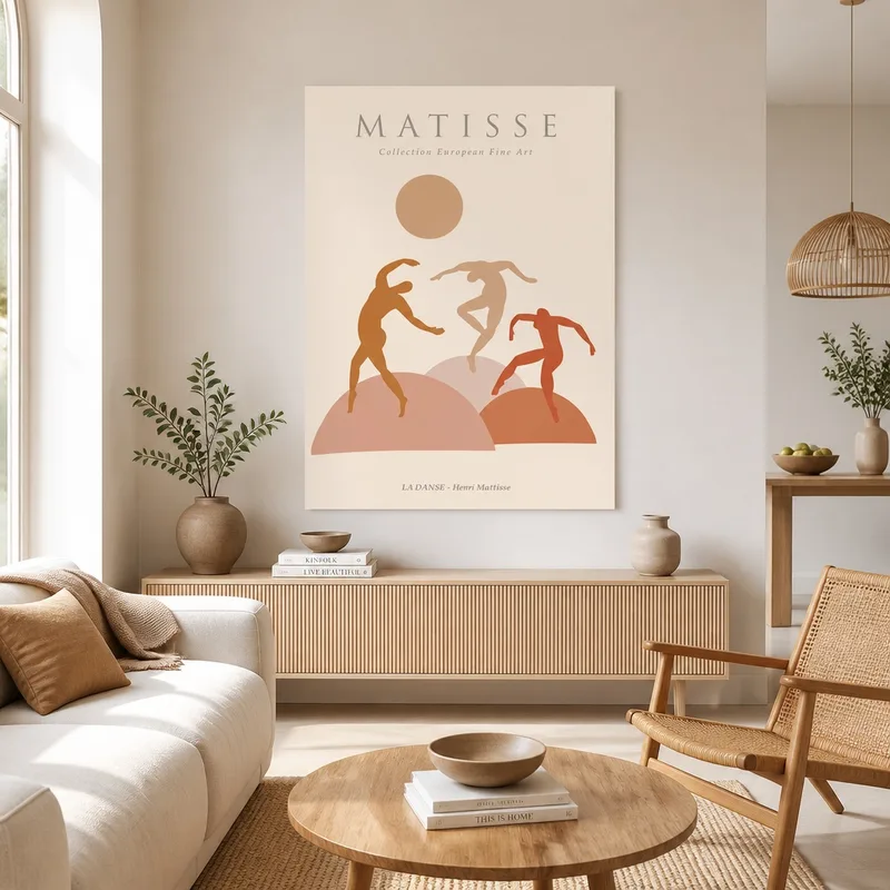 La Danse Figures Abstraites tableau sur toile
