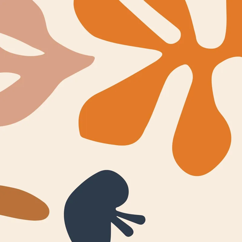 Canvas print matisse paper cutouts