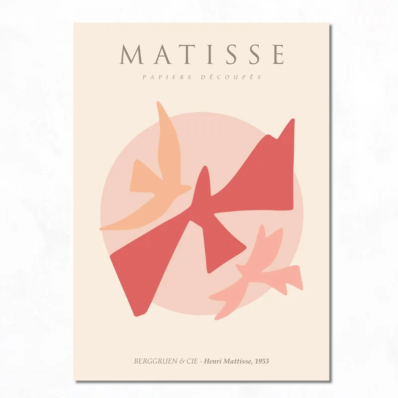Lienzo artistico recortes de papel de matisse