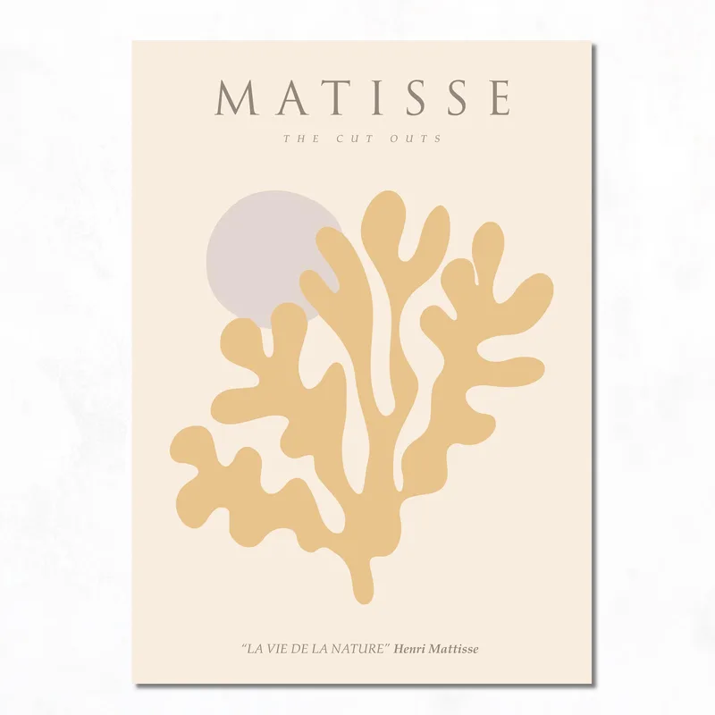 Recortes de Matisse cuadro en lienzo