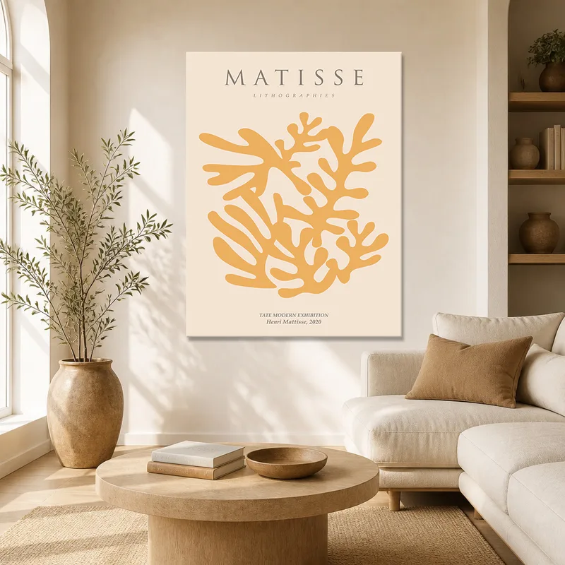 Leinwanddruck matisse lithografien