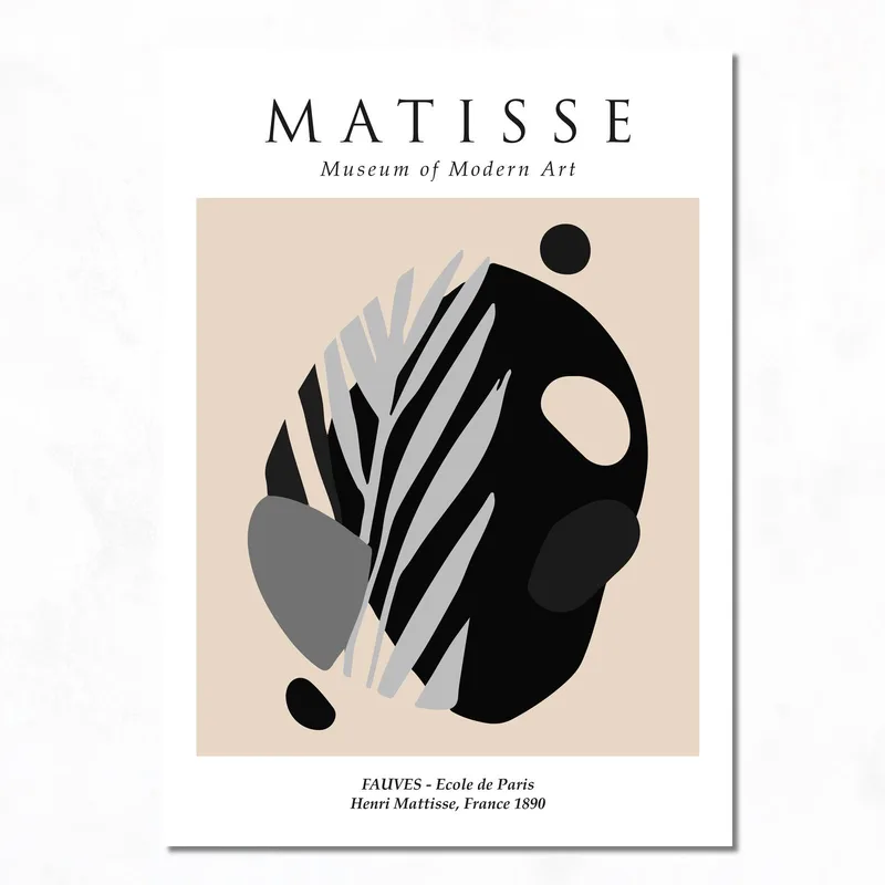 Matisse Abstract Composition canvas wall art