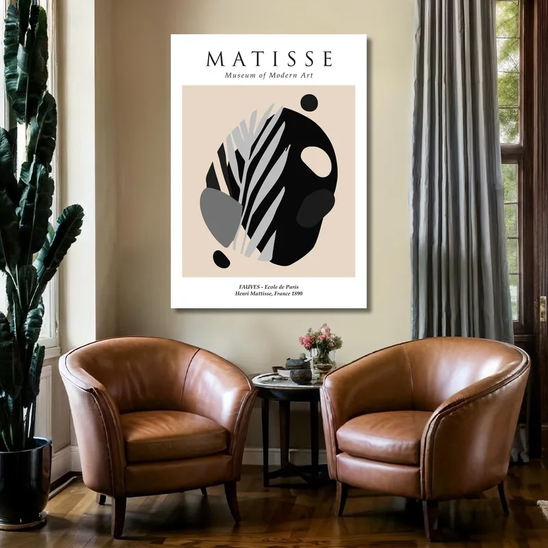 Matisse Abstract Composition canvas wall art