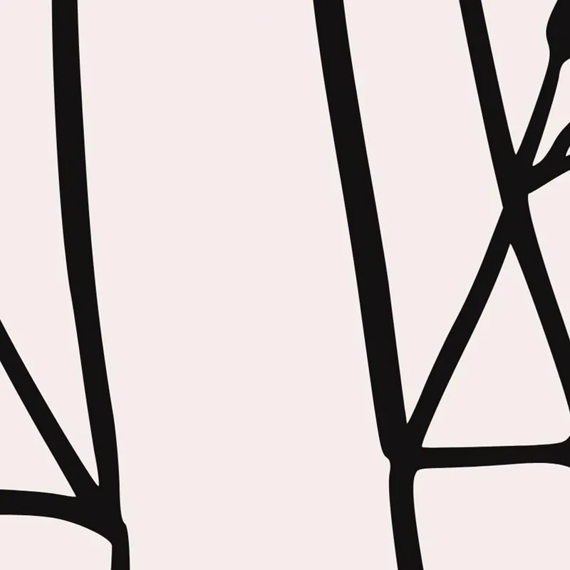 Stampa su canvas silhouette di bambù