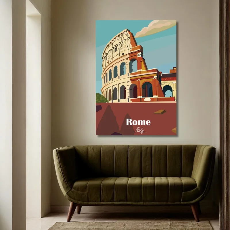 Impresion en lienzo coliseo de roma