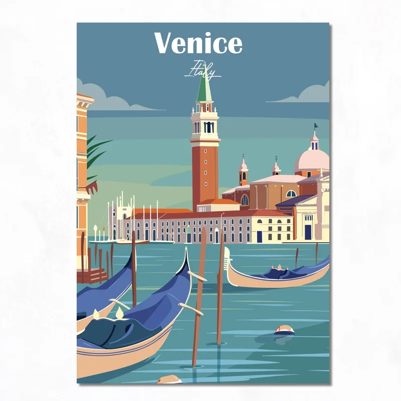 Canali di Venezia quadro moderno su tela