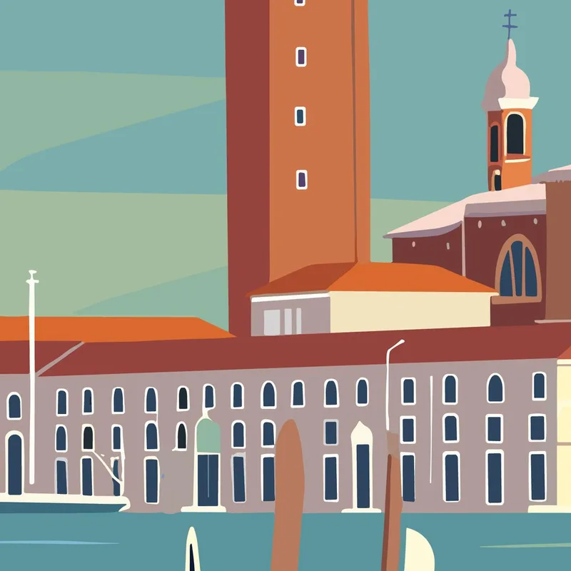 Canali di Venezia quadro moderno su tela