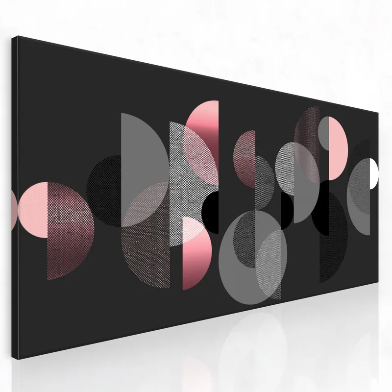 Kunstdruck geometrischer kreis abstrakt