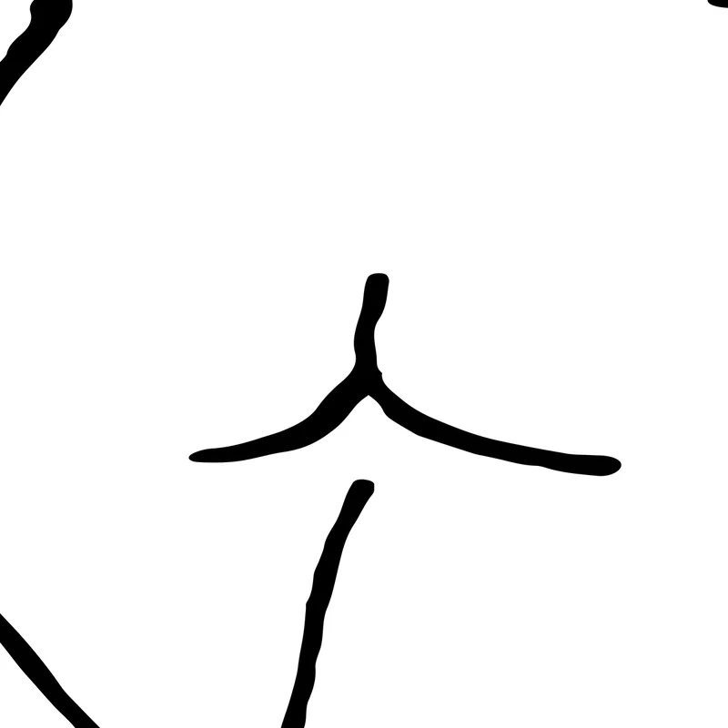Figura femenina abstracta cuadro en lienzo