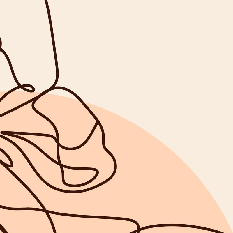Arte lineal de mariposa cuadro moderno