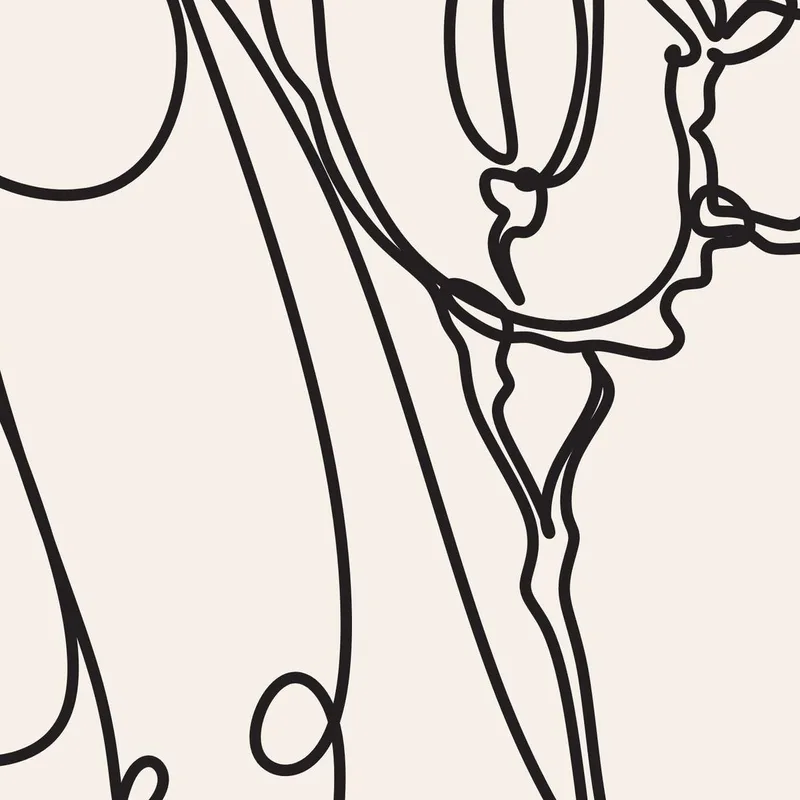 Femme avec Fleurs tableau moderne