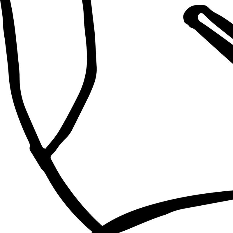 Silueta femenina abstracta cuadro en lienzo