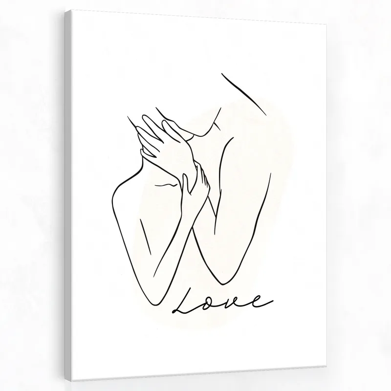 Embracing Love canvas art print