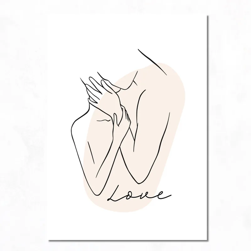 Embracing Love canvas art print