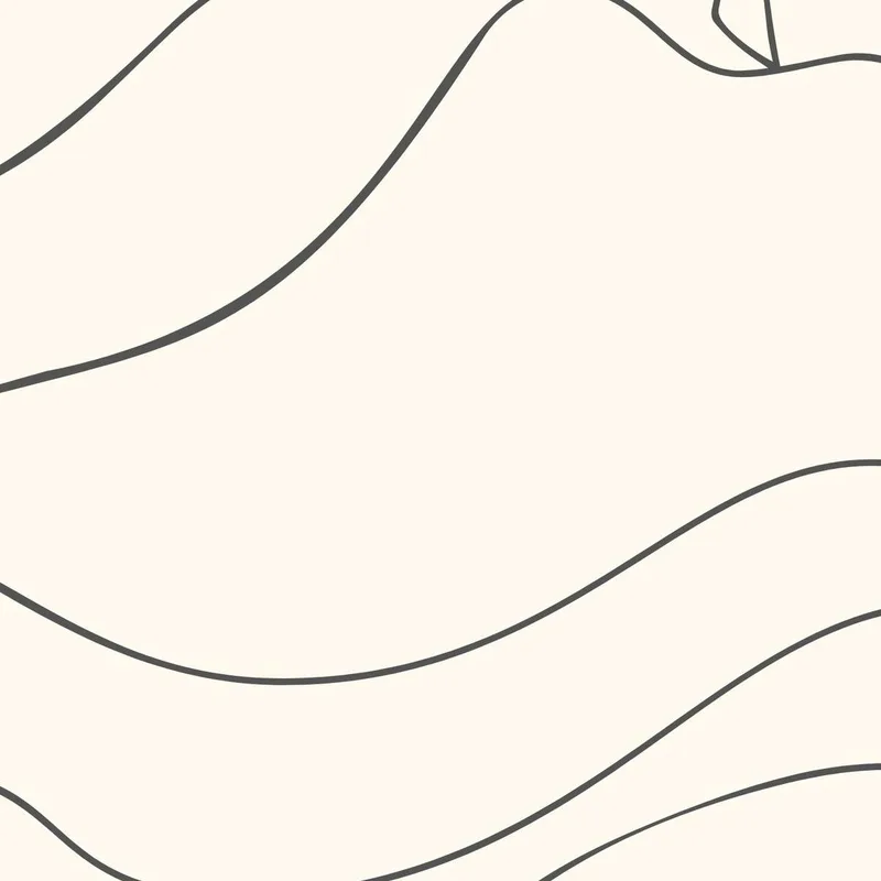 Donna in Abito Fluente - Line Art stampa su tela