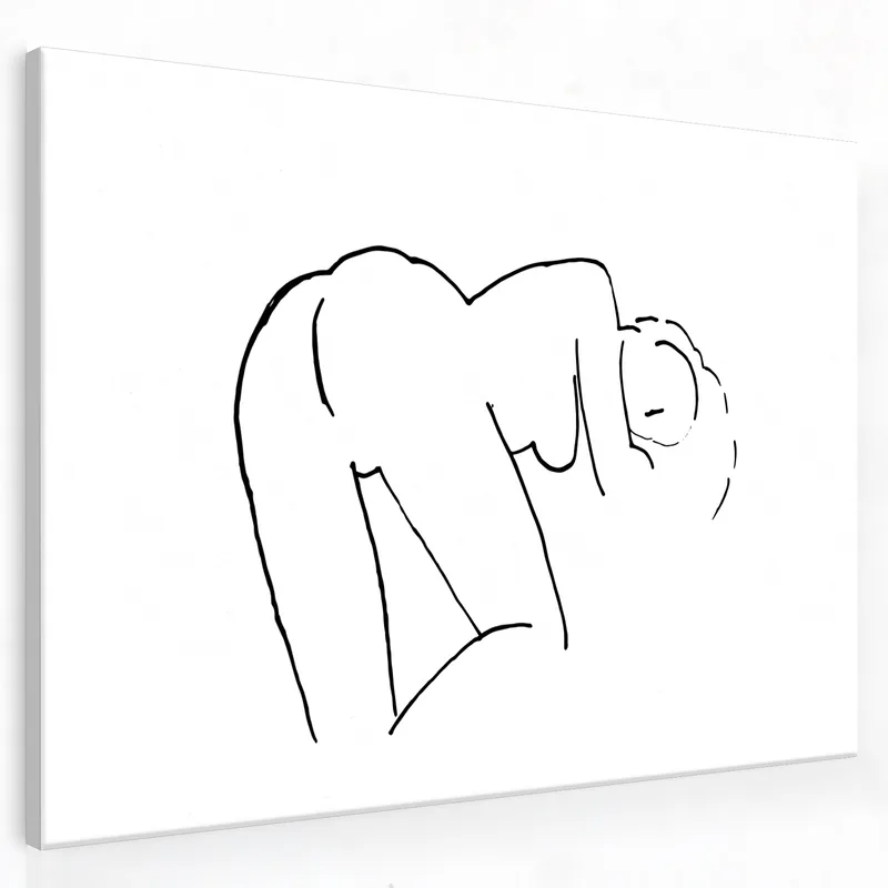 Canvas print abstract female form