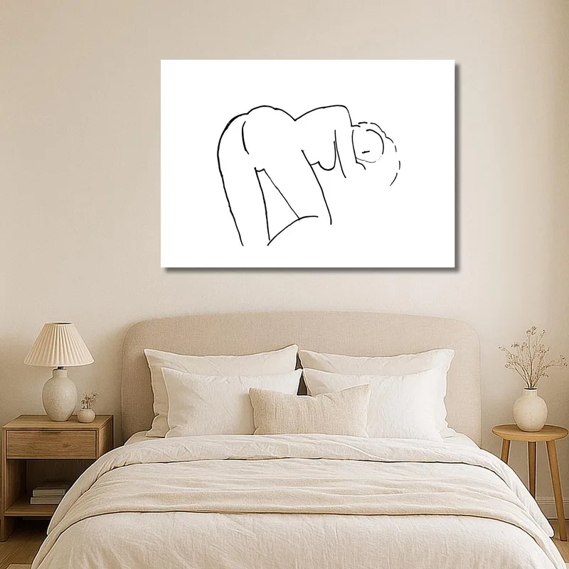 Canvas print abstract female form