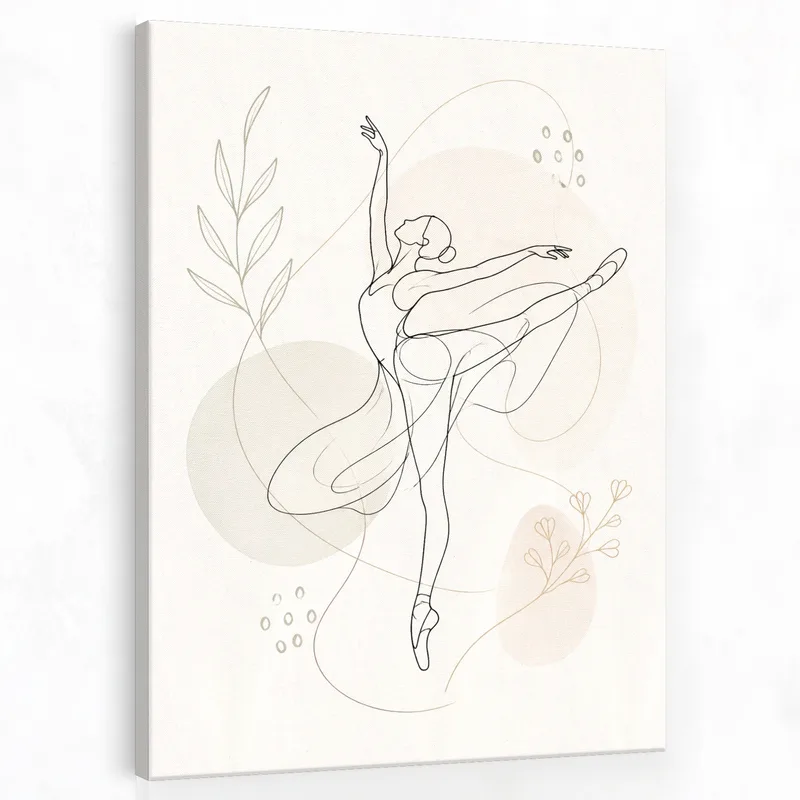 Ballerina Dance canvas wall art