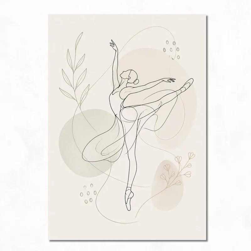 Ballerina Dance canvas wall art