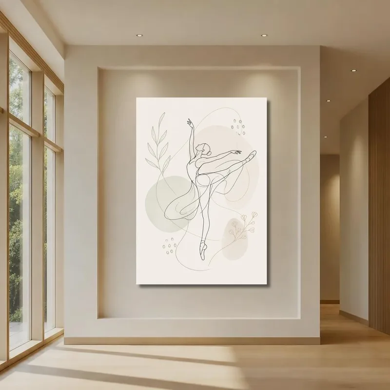 Ballerina Dance canvas wall art
