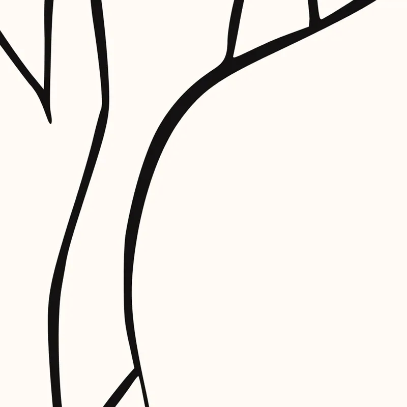 Fine art print embrace line art