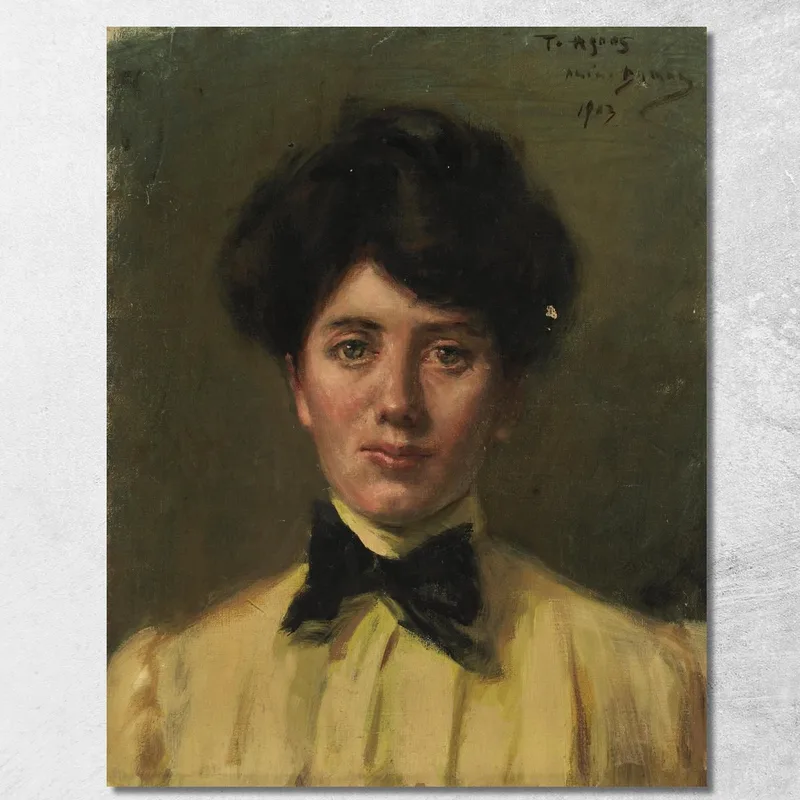 Agnes Alice Pike Barney drucken auf leinwand