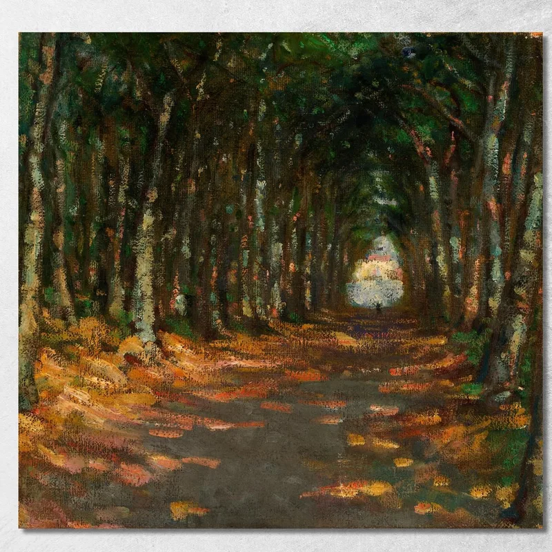 Gasse Im Park Alice Pike Barney drucken auf leinwand
