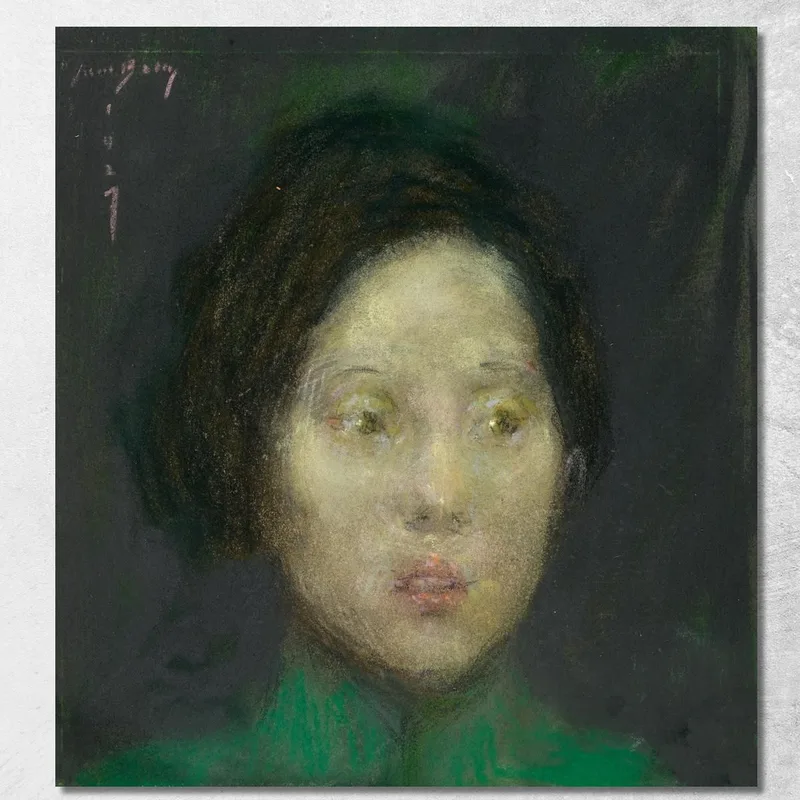 Ein Orientale Alice Pike Barney drucken auf leinwand
