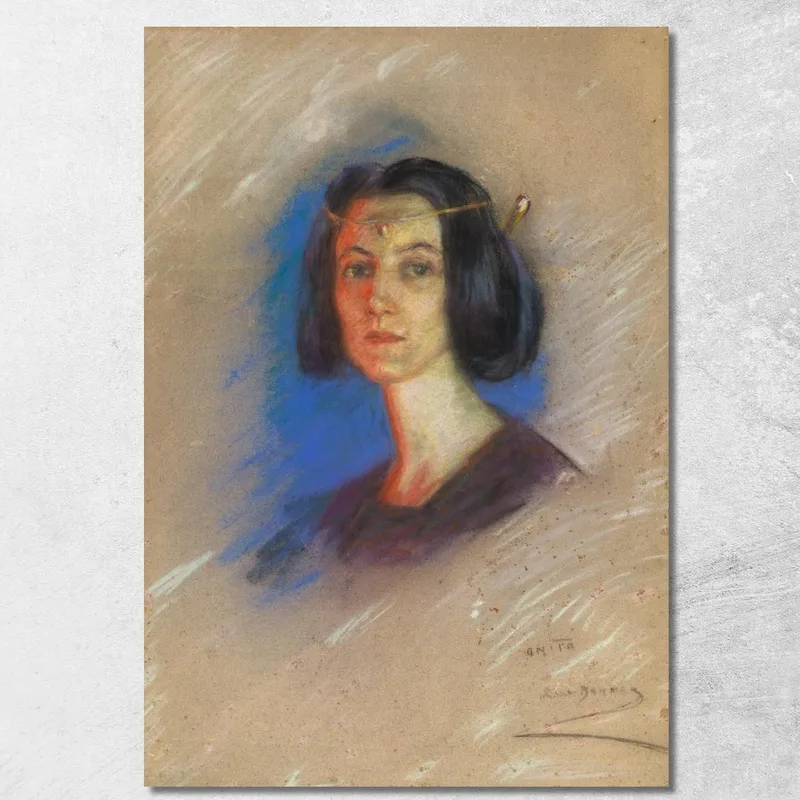 Anita Hunt Alice Pike Barney drucken auf leinwand