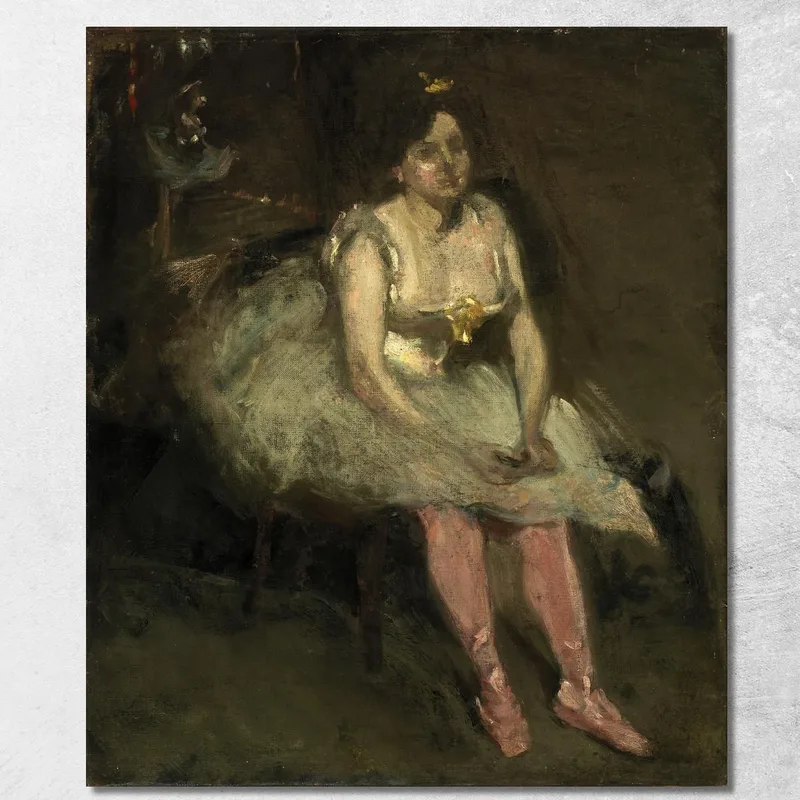 Tänzer Alice Pike Barney drucken auf leinwand