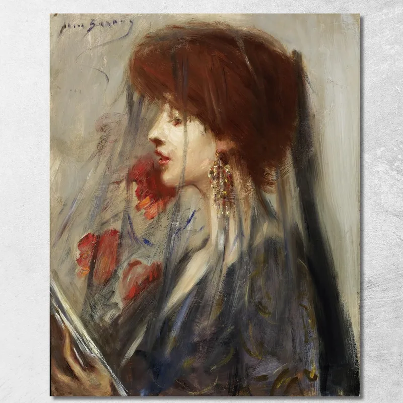 Traumbuch Alice Pike Barney drucken auf leinwand