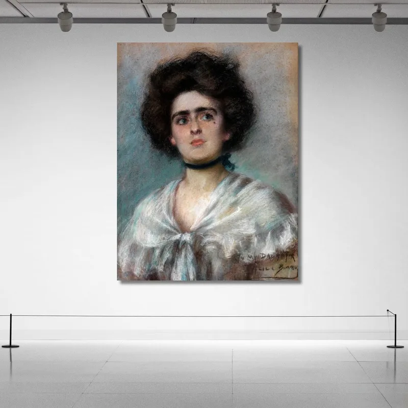 Laura In Fichu Alice Pike Barney