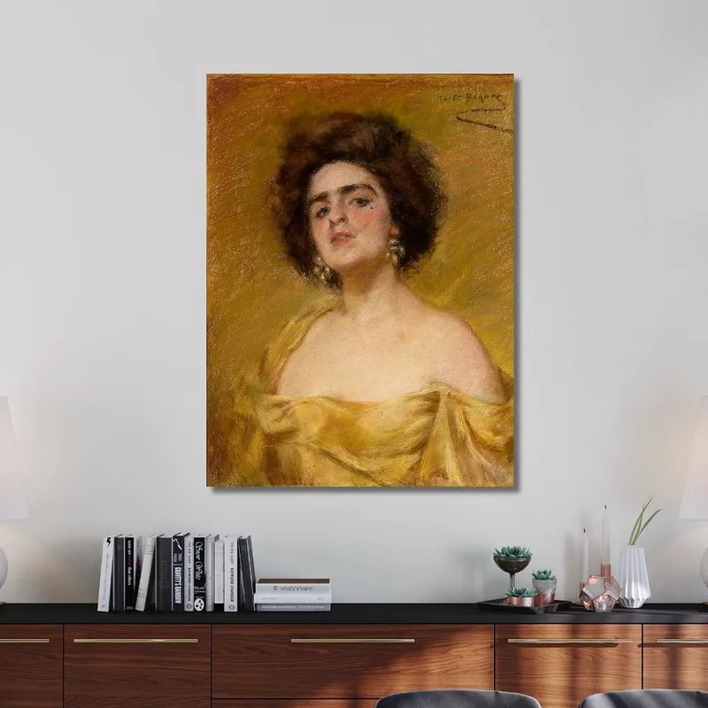 Laura In Gelb Alice Pike Barney