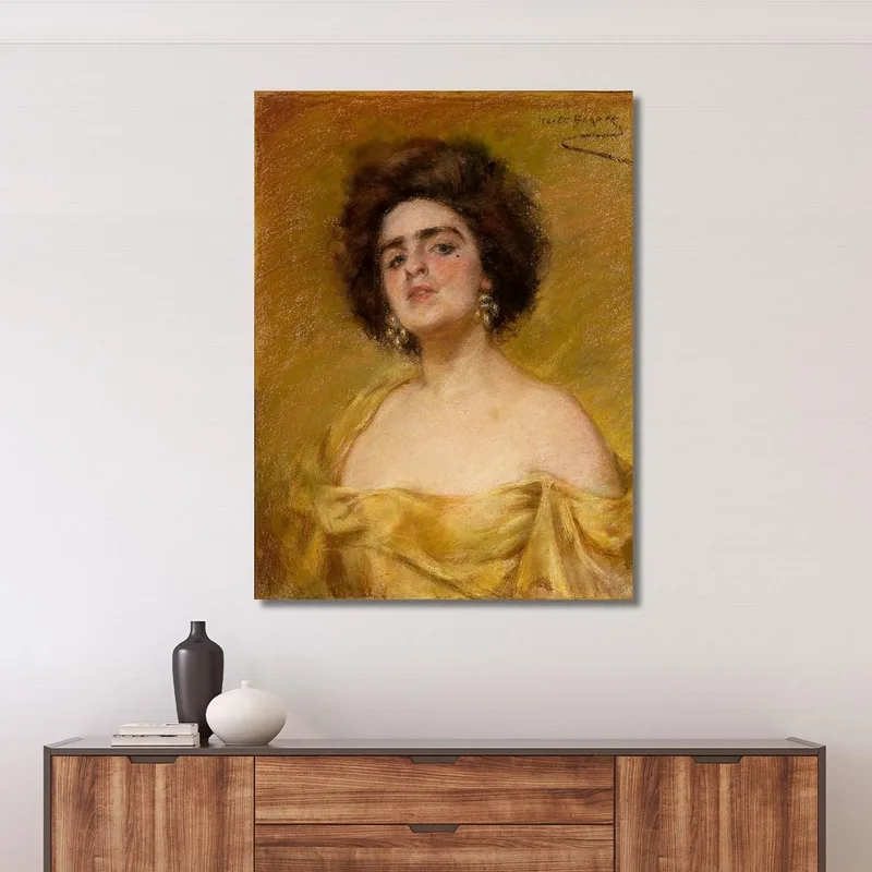 Laura In Gelb Alice Pike Barney