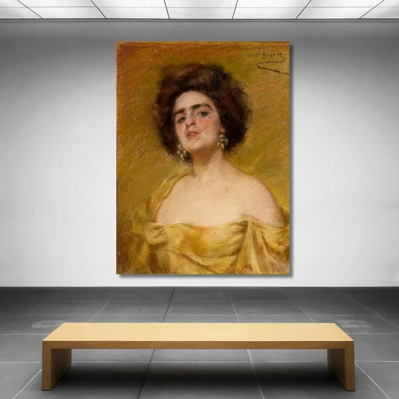 Laura In Gelb Alice Pike Barney