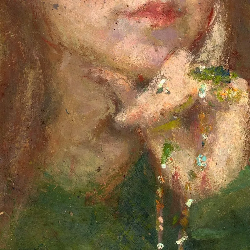 Natalie With Necklace Alice Pike Barney